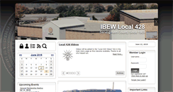 Desktop Screenshot of ibew428.org